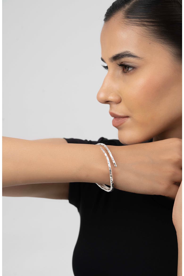 Raya Bangle, Alternate, color, SILVER