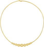Bony Levy 14K Gold Beaded Choker Necklace