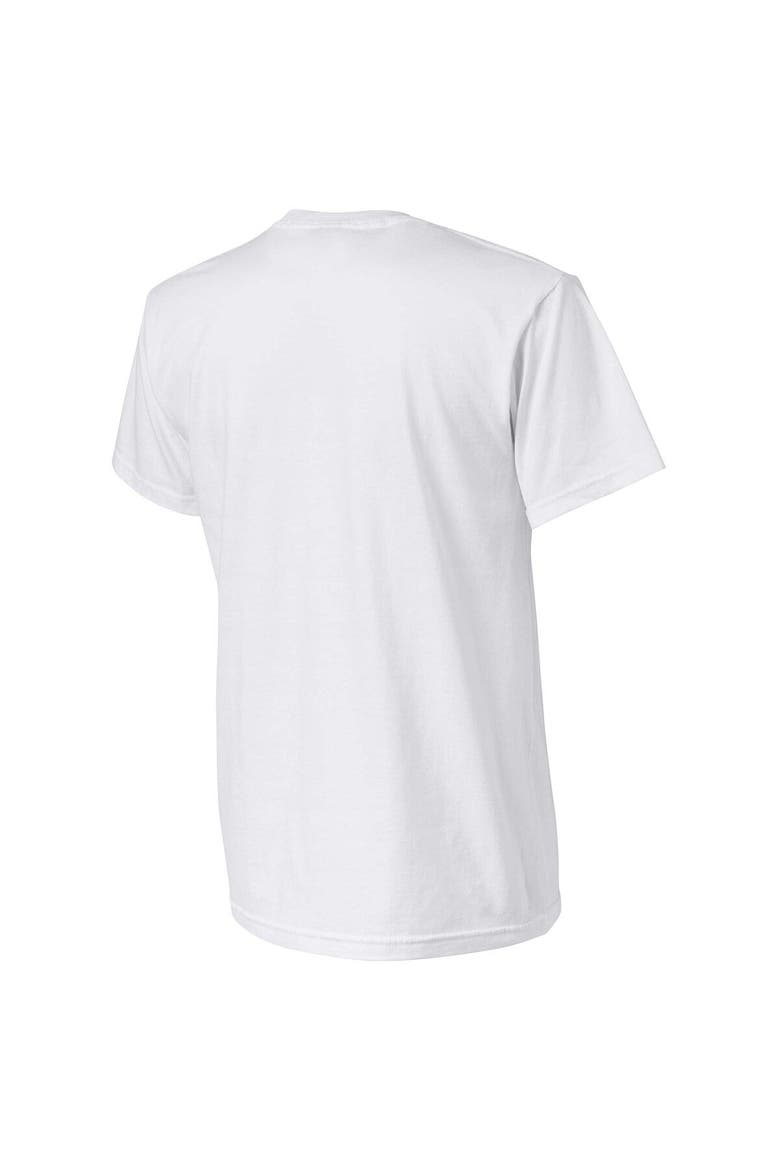 Men's NBA x Naturel White Milwaukee Bucks No Caller ID T-Shirt, Alternate, color, White