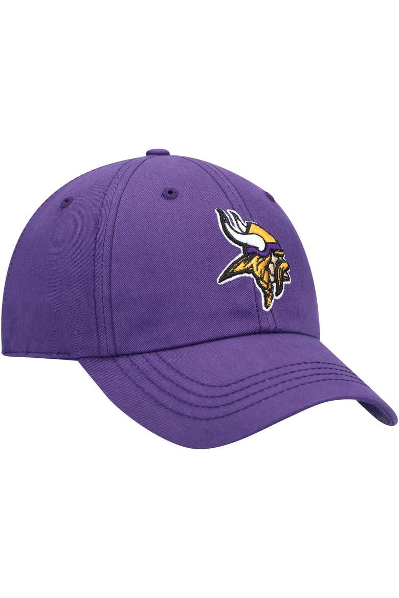Women's '47 Purple Minnesota Vikings Miata Clean Up Primary Adjustable Hat, Alternate, color, Purple
