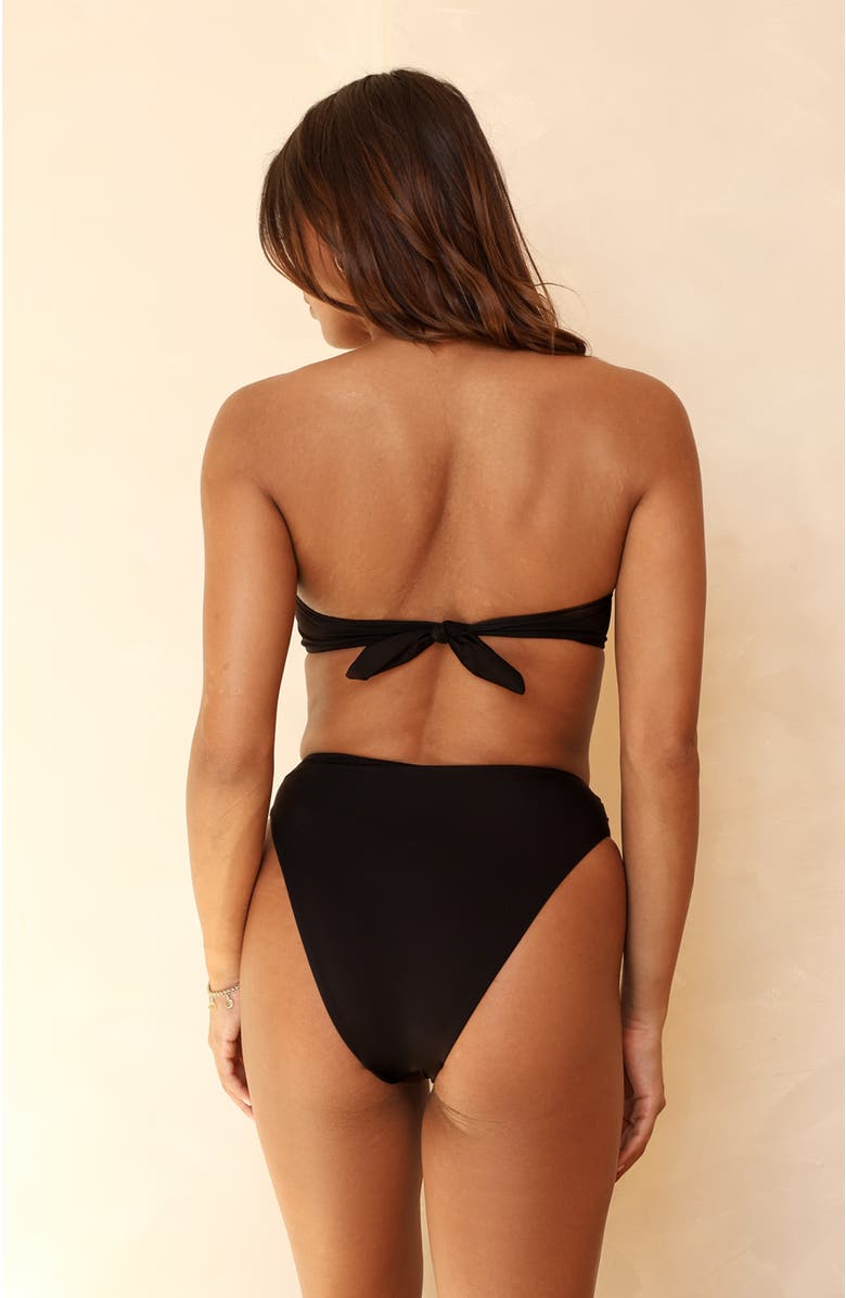 Dippin Daisys Audrey Cheeky Bikini Bottom, Alternate, color, Black