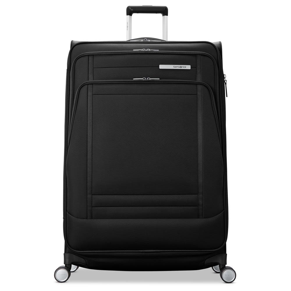 Samsonite UpLIFT 3-Piece Set (CO/MD/LG) Lightweight Softside Expandable Luggage, Alternate, color, Black