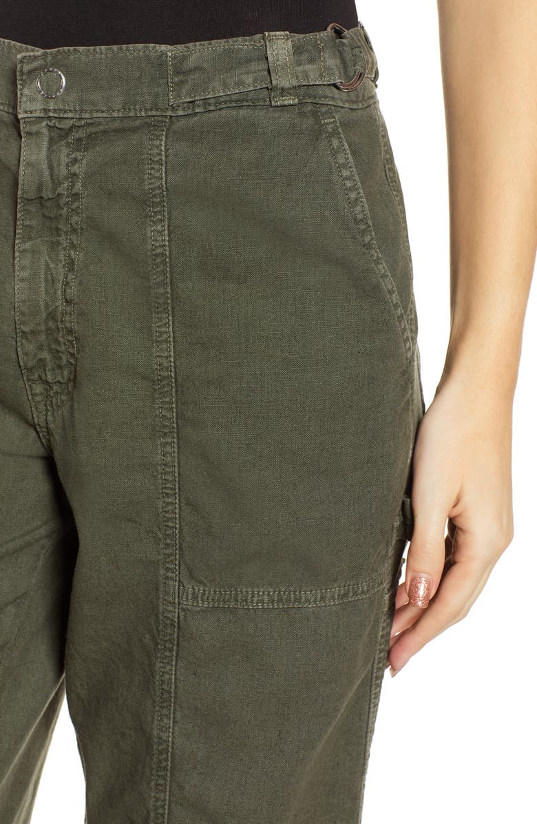 AG Noten High Waist Crop Cargo Pants, Alternate, color, 