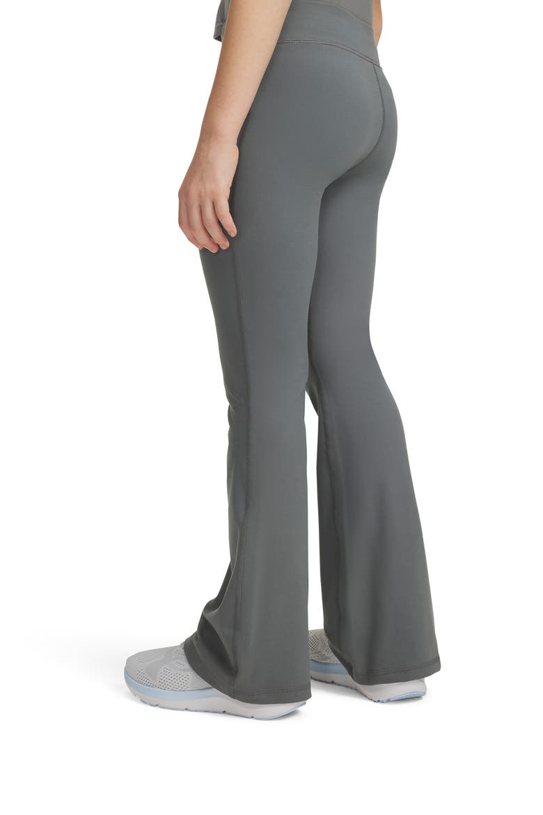 Kids' Motion Flare Leggings, Alternate, color, CLAY GREEN