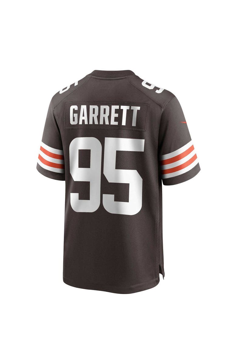 Nike Men's Nike Myles Garrett Brown Cleveland Browns Game Jersey, Alternate, color, 