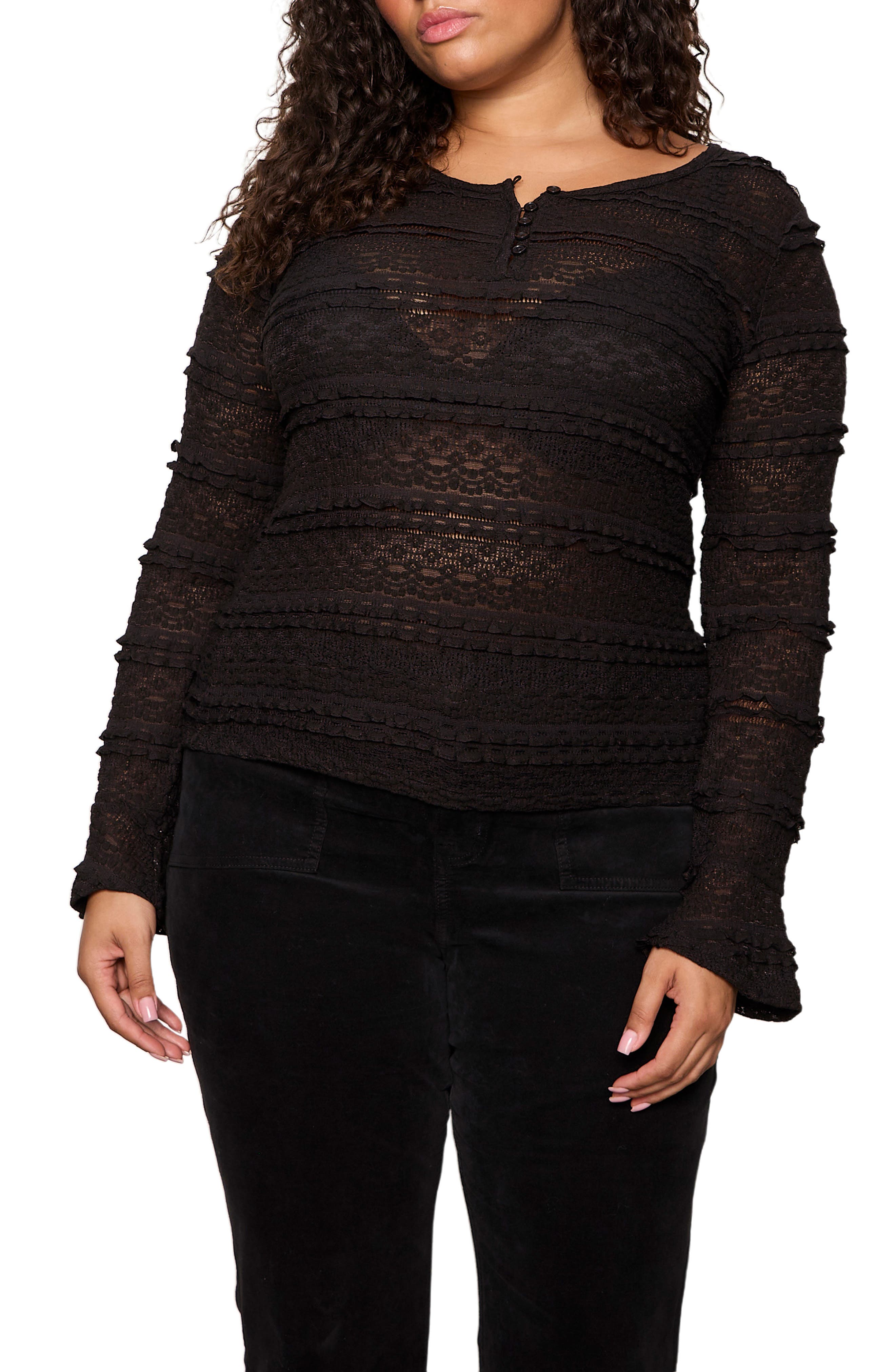 Lovely Lace Long Sleeve Shirt