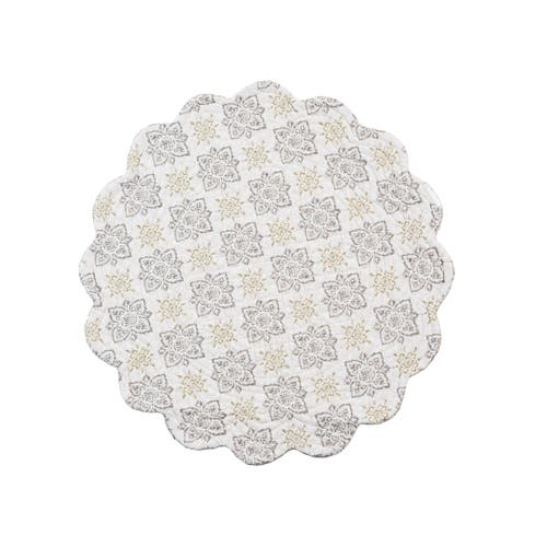 C & F Home C&f Home Elaina Placemats Set Of 6, 17" Decor In Gray