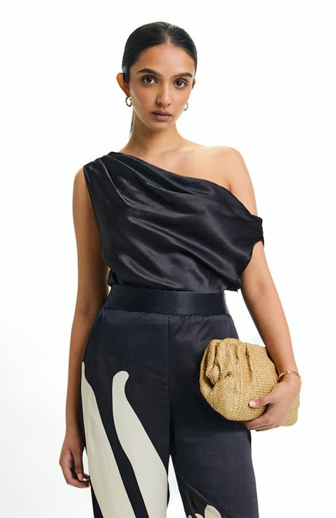 Fsc® Viscose Alba One-Shoulder Top