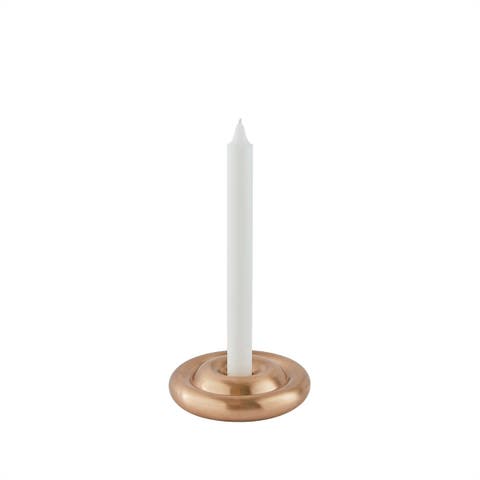 Savi Solid Brass Candleholder - Low
