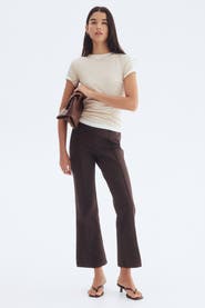 H&M Flared Crease-front Trousers