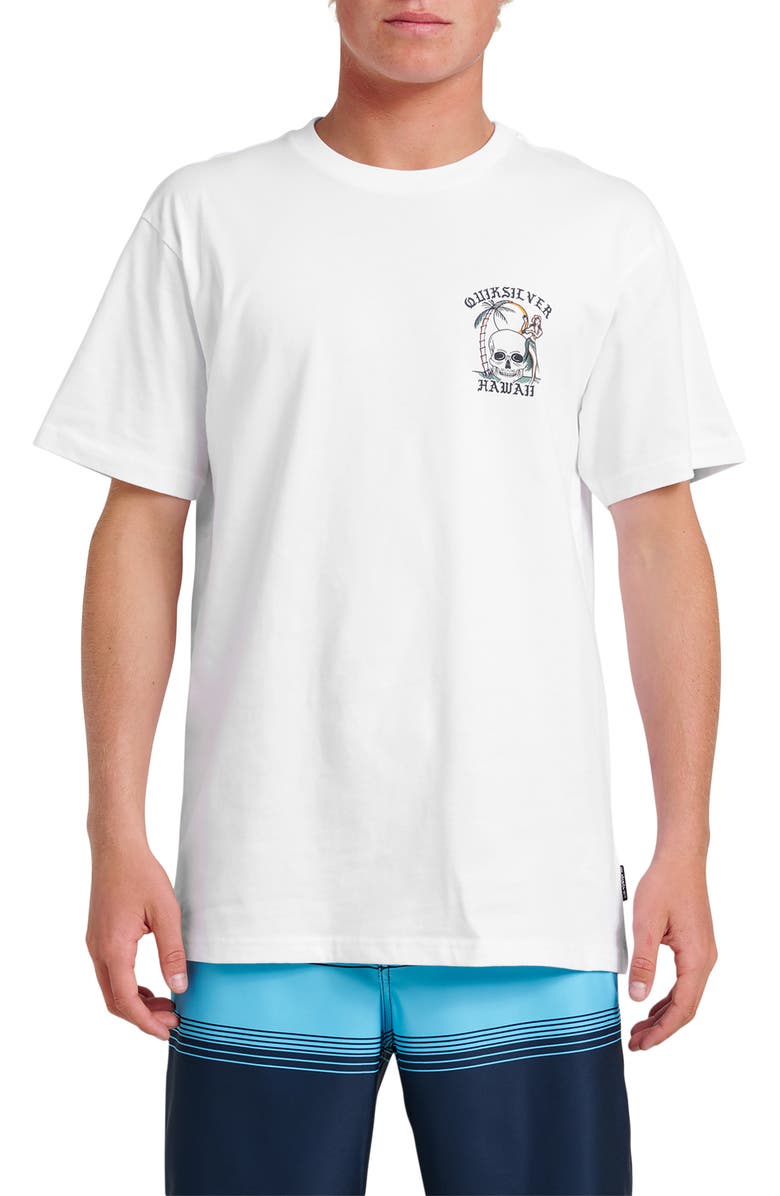 Quiksilver Hawaii Hula Dance Graphic T-Shirt, Main, color,