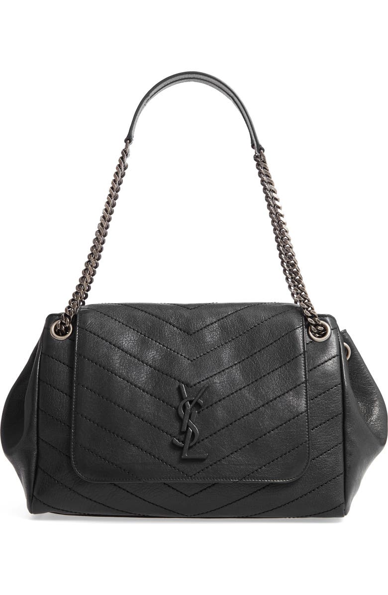 Saint Laurent Medium Nolita Leather Shoulder Bag, Main, color,