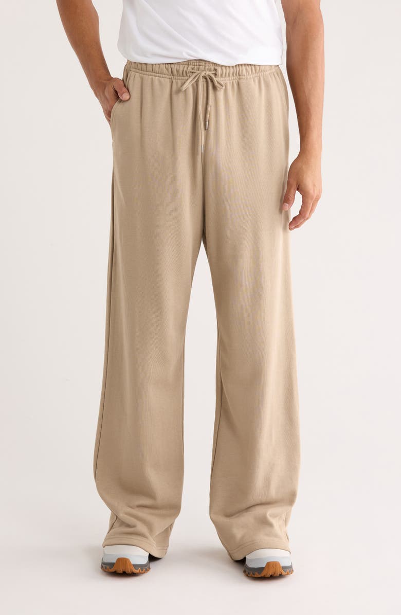 Abound Terry Straight Leg Sweatpants, Main, color, Tan Teak