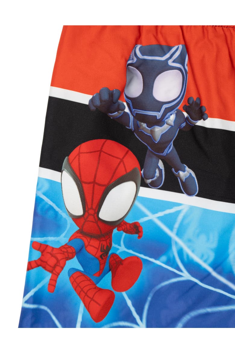 Spidey and His Amazing Friends UPF 50+ Swim Trunks, Alternate, color, Spidey Friends Multi