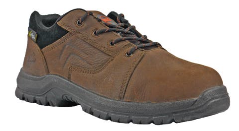 HOSS Lacer XRD Internal Met Guard Composite Toe Work Shoe Brown