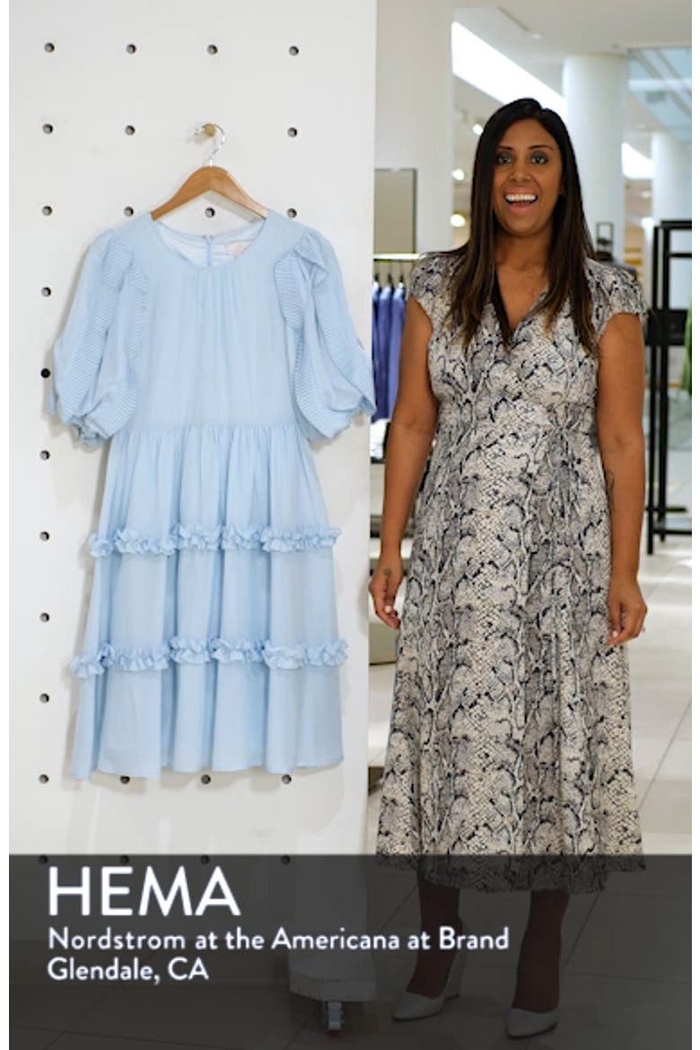Ruffle Sleeve Dress video