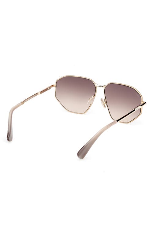 Max Mara Miller 54mm Navigator Sunglasses