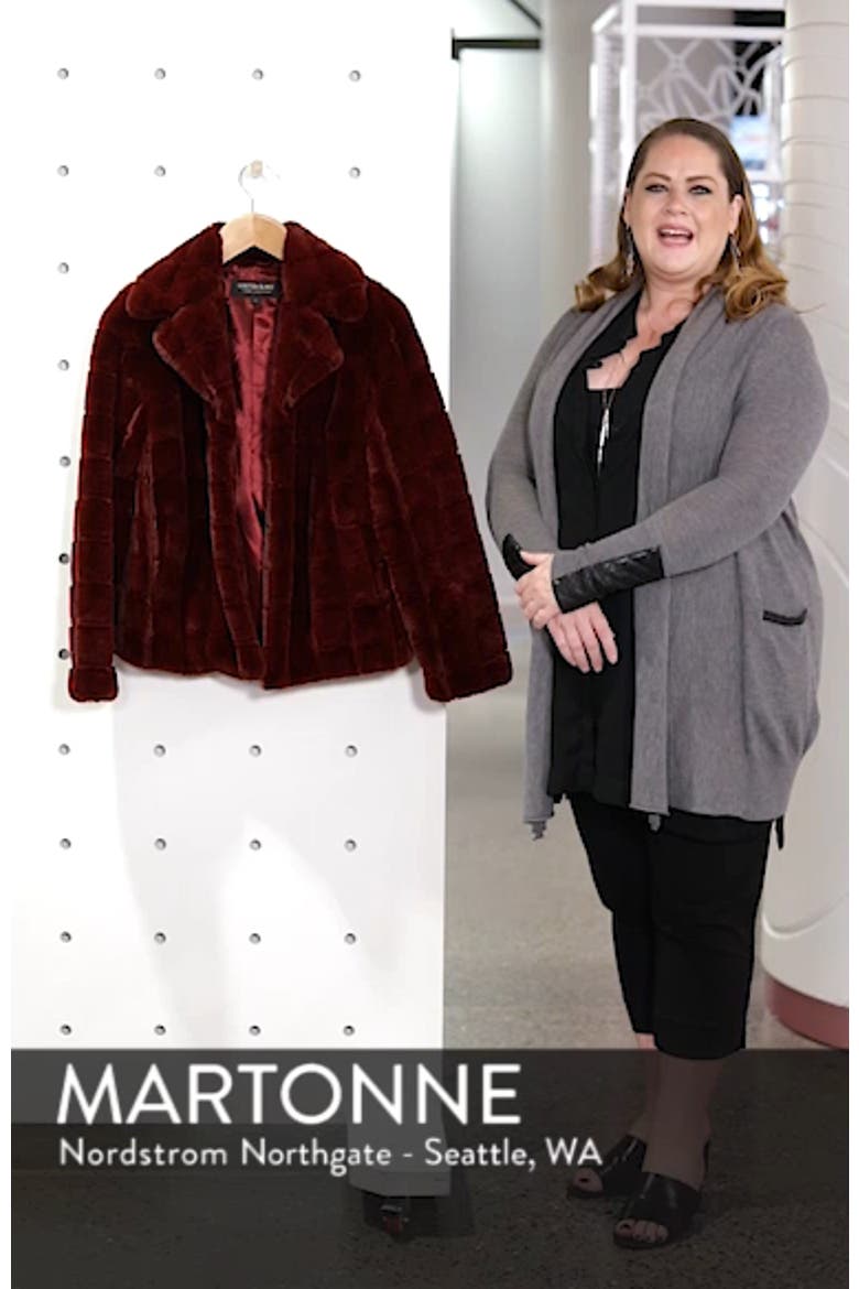 Quilted Faux Fur Jacket video