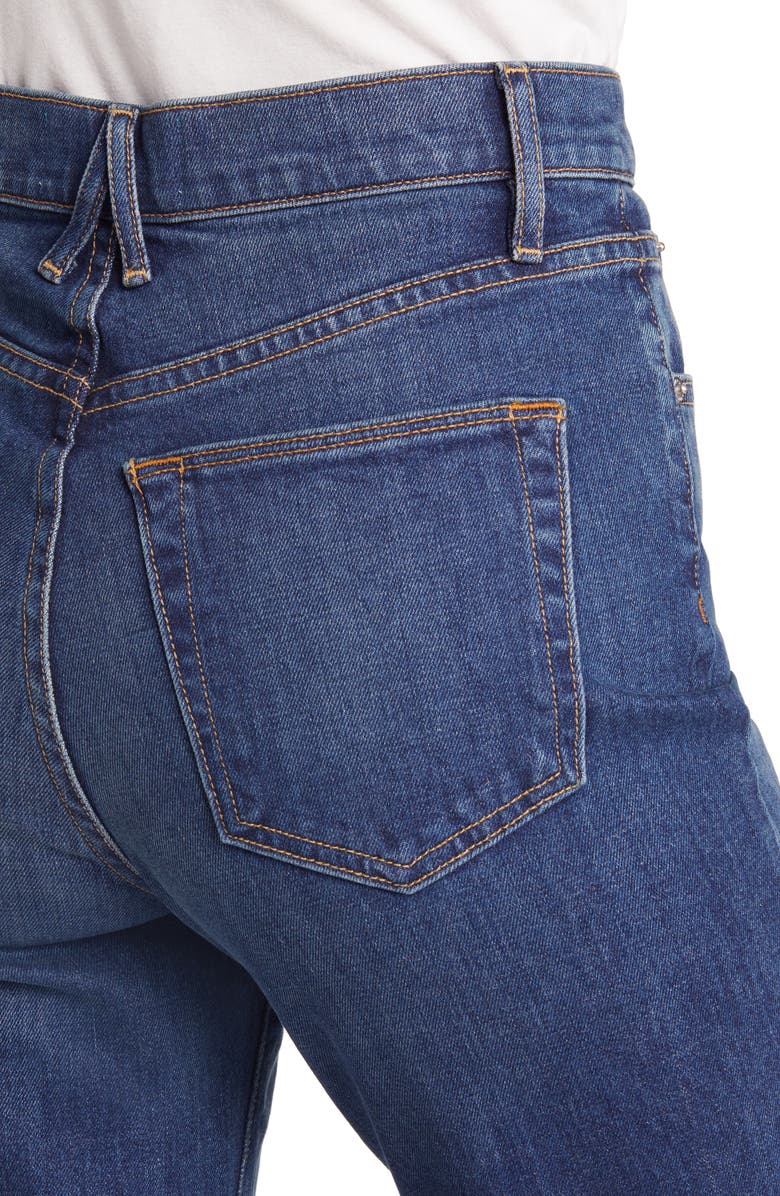 SLVRLAKE London High Waist Straight Leg Jeans, Alternate, color,