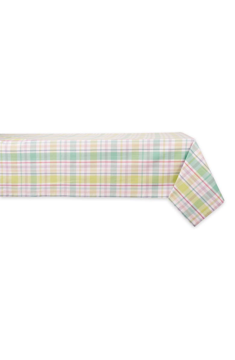 Design Imports Spring Plaid Tablecloth, Main, color, Multi