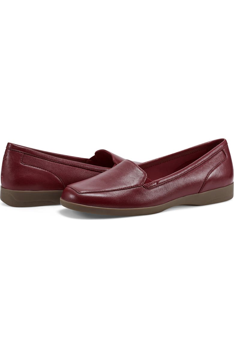 Easy Spirit Devitt Flat, Alternate, color, Medium Red