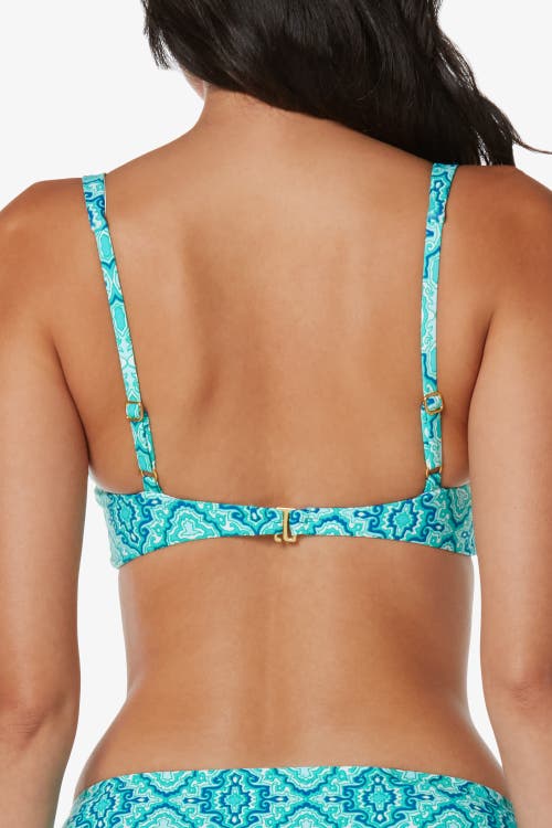 Helen Jon Twist Front Bralette In Marbella Tile