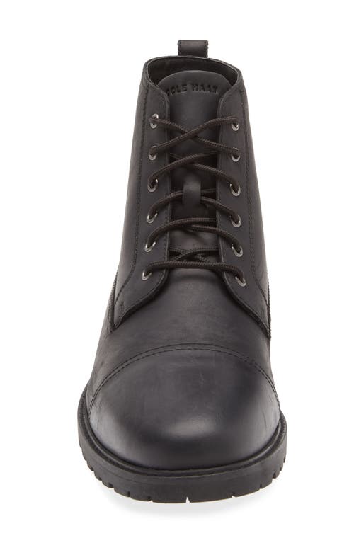 Cole Haan Grand Lug Sole Boot In Black