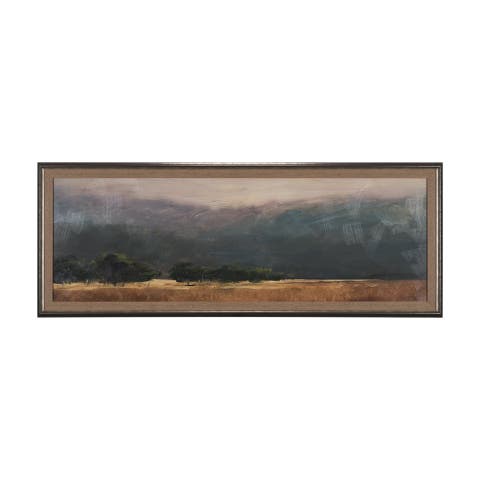 Haze Landscape by Studio a Hand Embellished Textured Framed Art Print