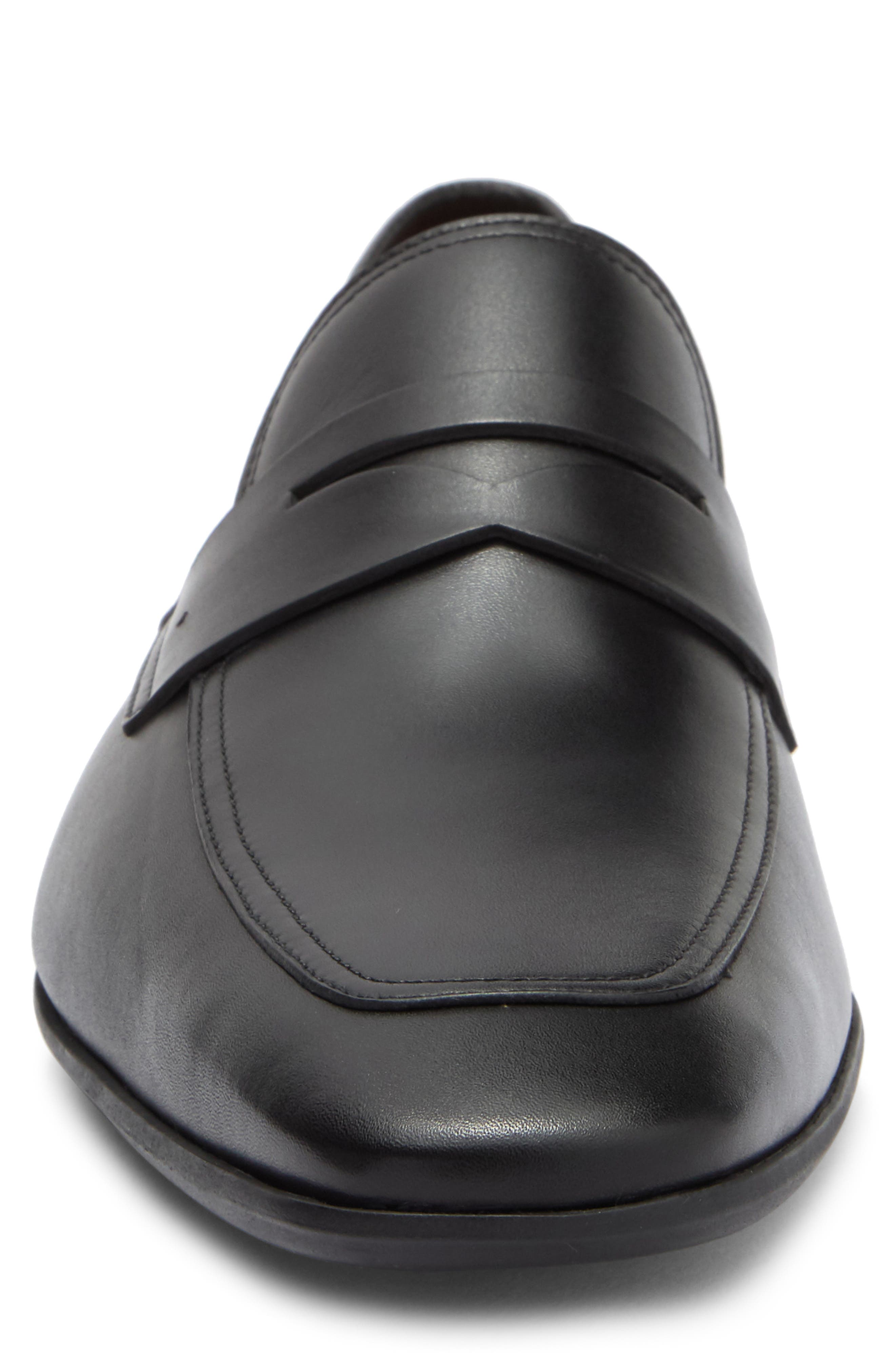 Magnanni Talaz Penny Loafer, Alternate, color, Black