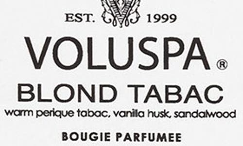 Voluspa Vermeil Blond Tabac Grande Maison Candle In Neutral