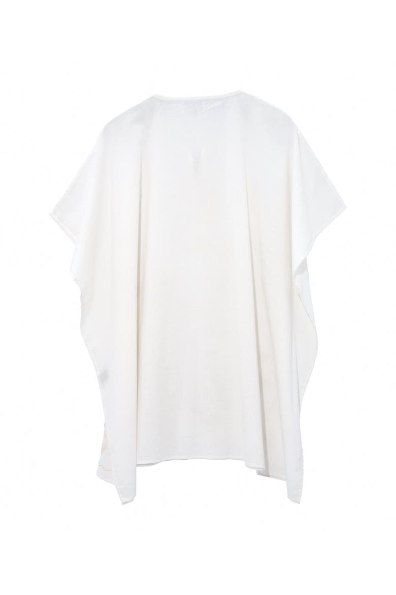 Neptune'S Garden Caftan, Alternate, color, Cream