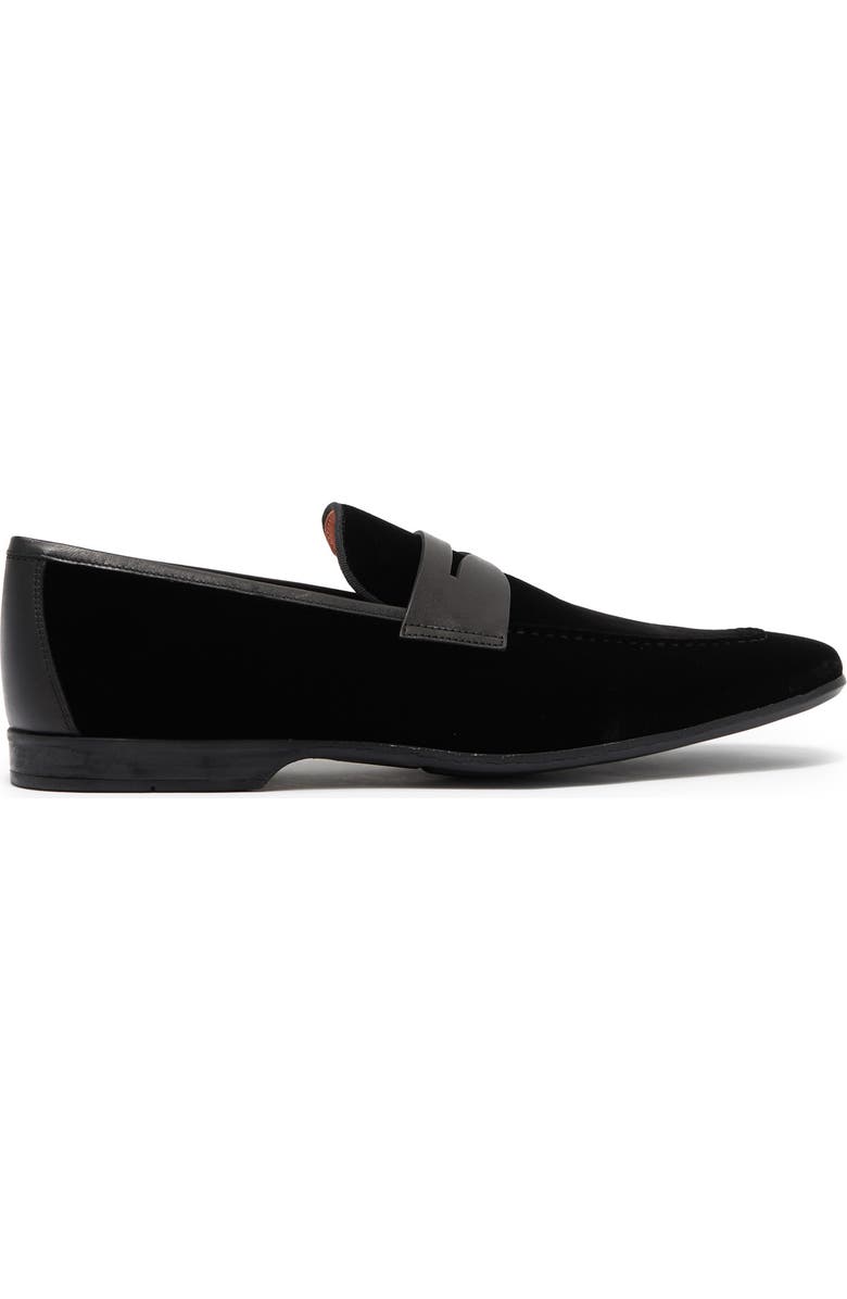 Magnanni Vale Velvet Penny Loafer, Alternate, color,