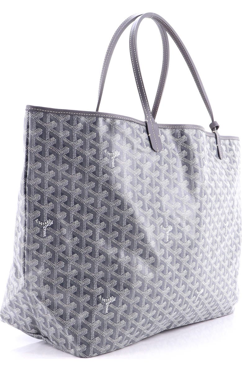 Pre-Owned Goyard Saint Louis Tote Coated Canvas GM, Alternate, color, Gray