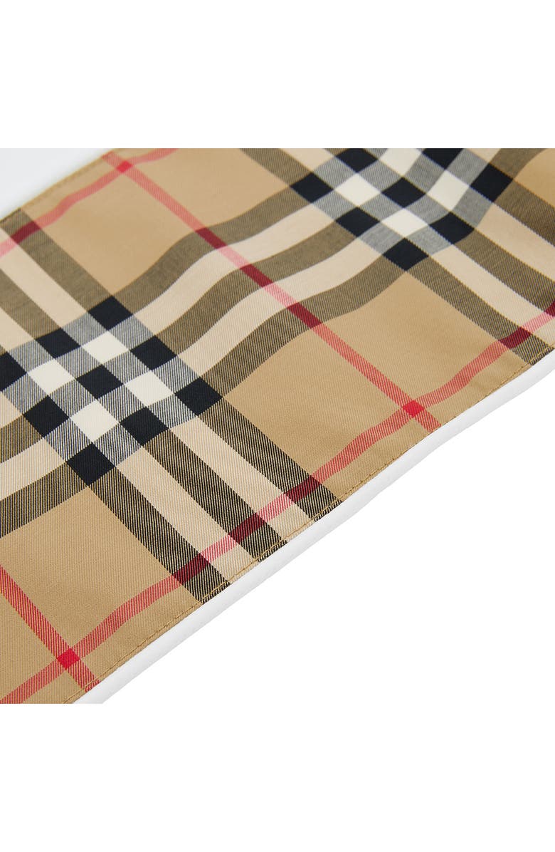 Burberry Kids' Cedar Check Panel Cotton T-Shirt, Alternate, color,