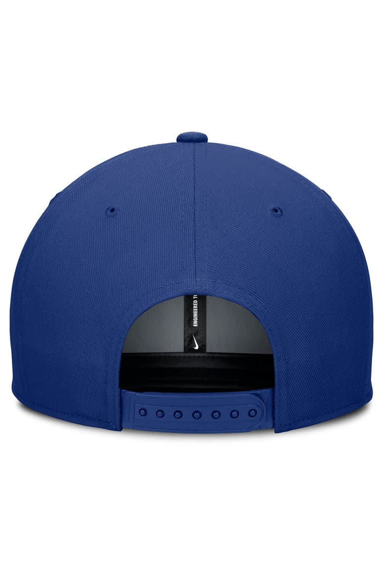 Men's Nike Royal Chicago Cubs Pro Performance Snapback Hat, Alternate, color, Royal