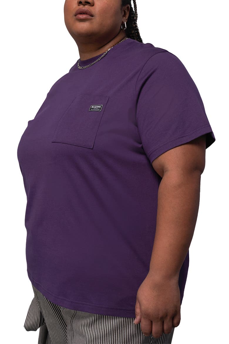 The Everyday Pocket Tee, Alternate, color, PLUM