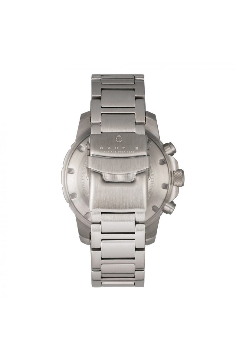 Nautis Dive Chrono 500 Chronograph Bracelet Watch, Alternate, color, Black/Red