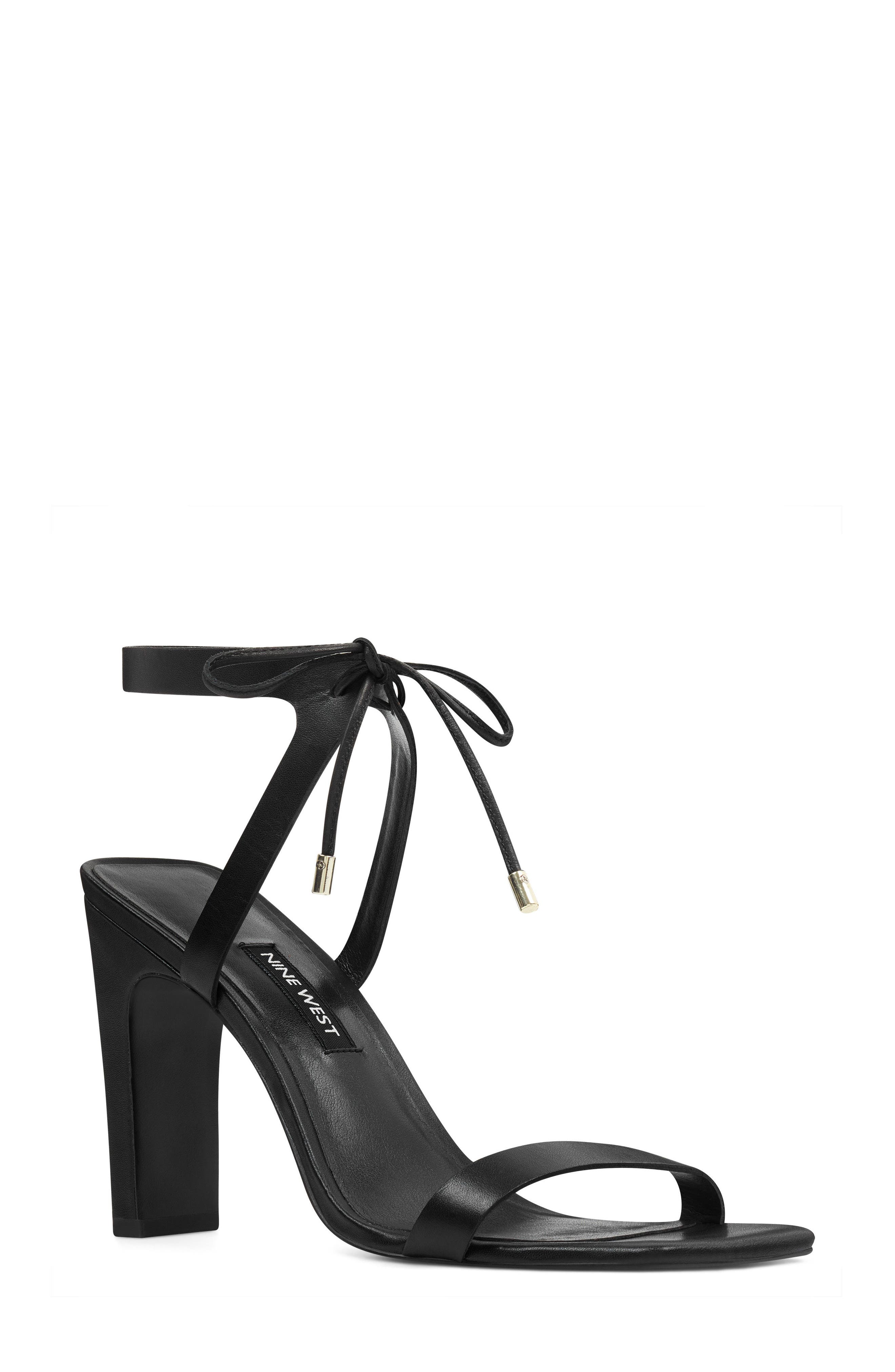 Nine West Longitano Squared Toe Sandal, Main, color, 