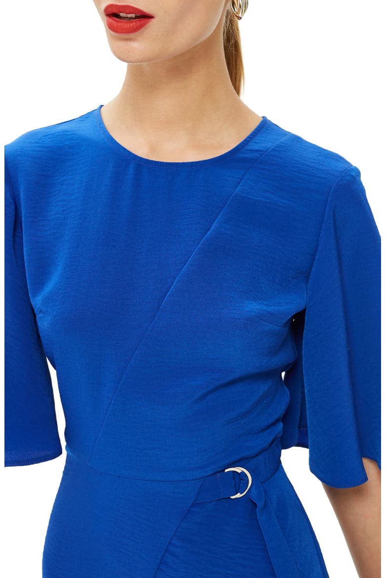Cutabout Minidress, Alternate, color, BLUE