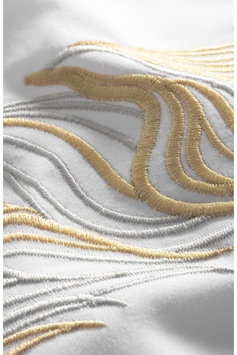 Vellar embroidery duvet cover, Alternate, color, White