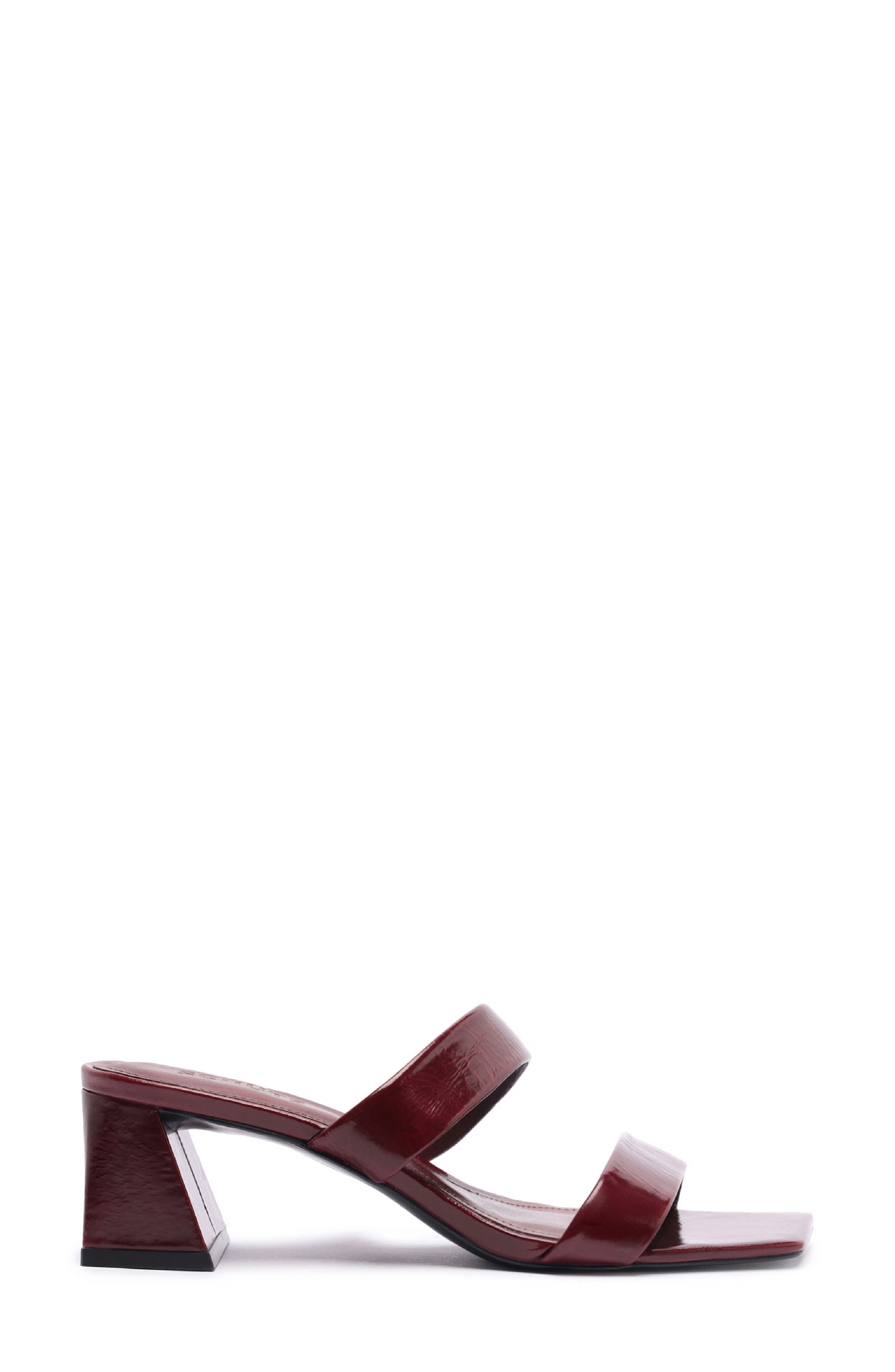 Chantal Mid Slide Sandal, Alternate, color, VINO