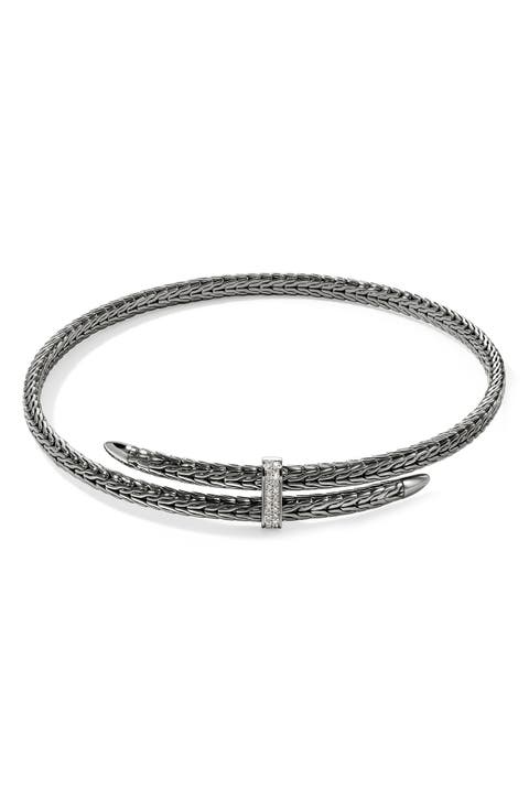 Spear Coil Choker, Diamonds