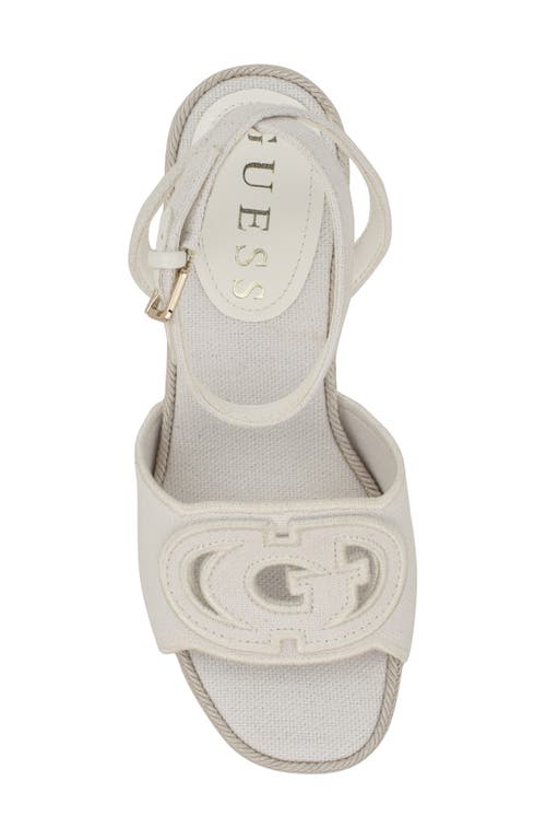 GUESS GUESS TANVEEY PLATFORM WEDGE SANDAL