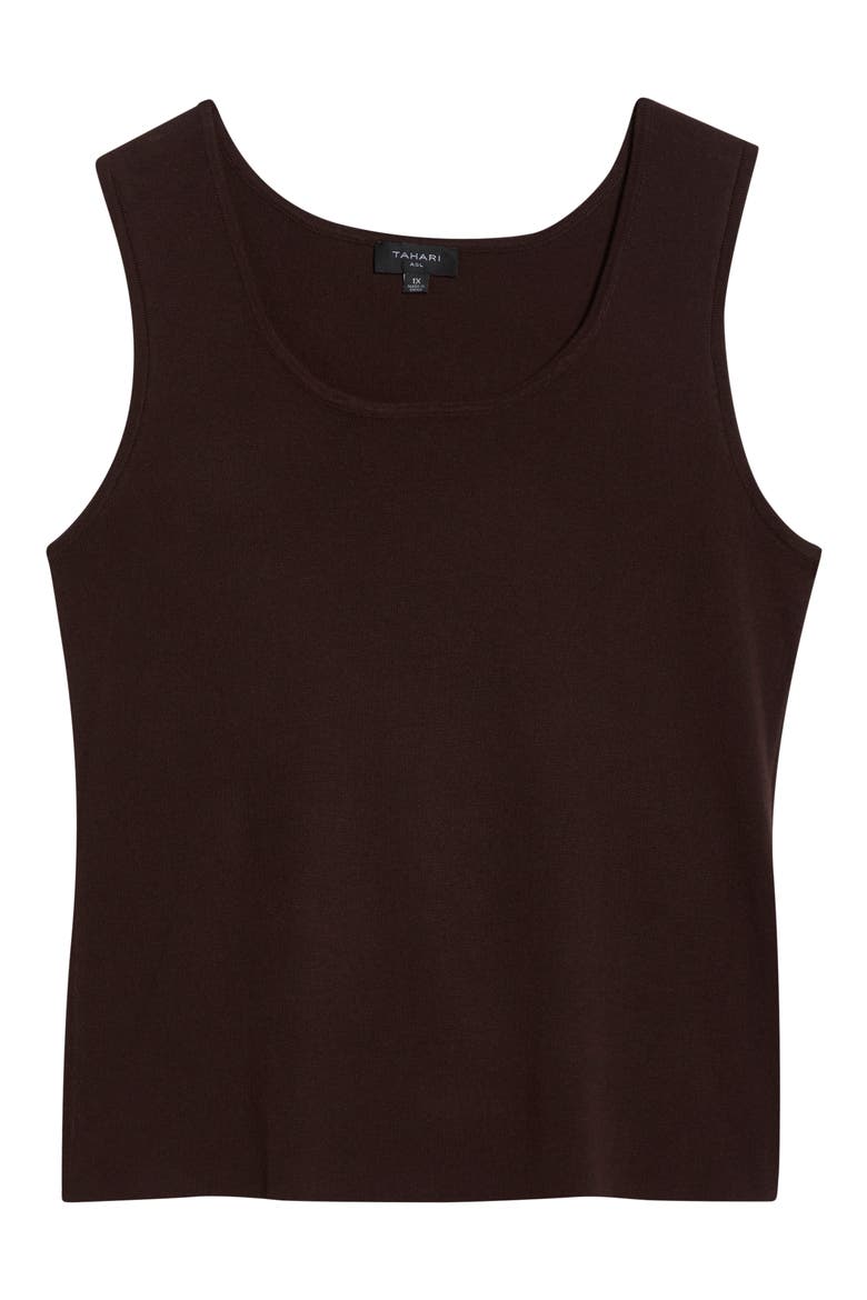 Scoop Neck Sweater Tank, Alternate, color, ESPRESSO