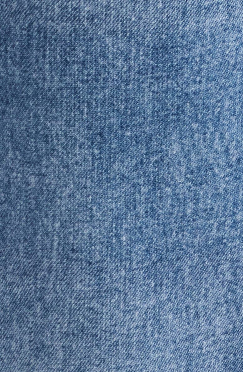 CITY BLUES Wide Leg Cotton Terry Knit Jeans, Alternate, color, Indigo