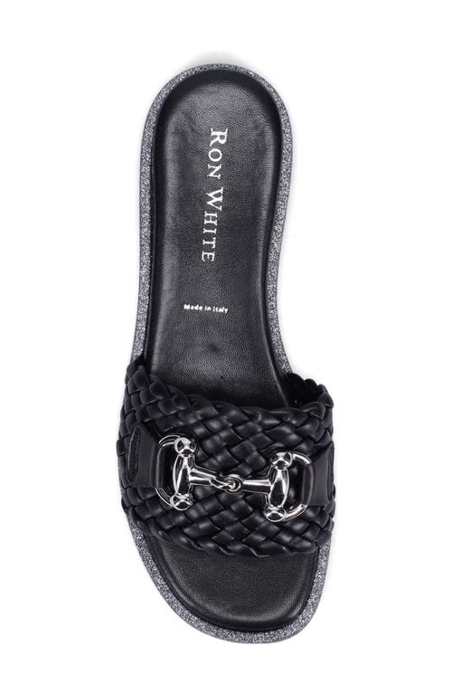 Ron White Vani Slide Sandal In Onyx