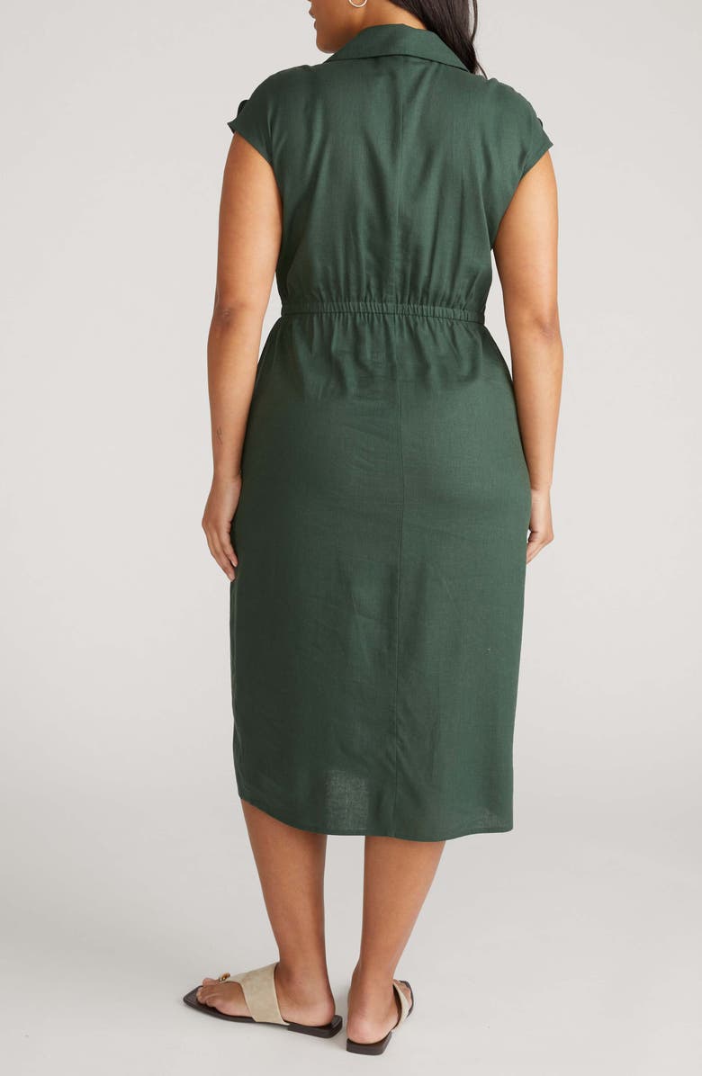 Universal Standard Laurel Linen Blend Shirtdress, Alternate, color, 