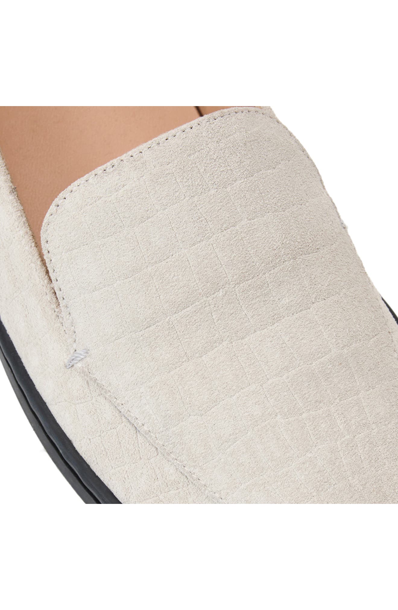 Bruno Magli Clara Loafer, Alternate, color, Stone Suede/ Croc