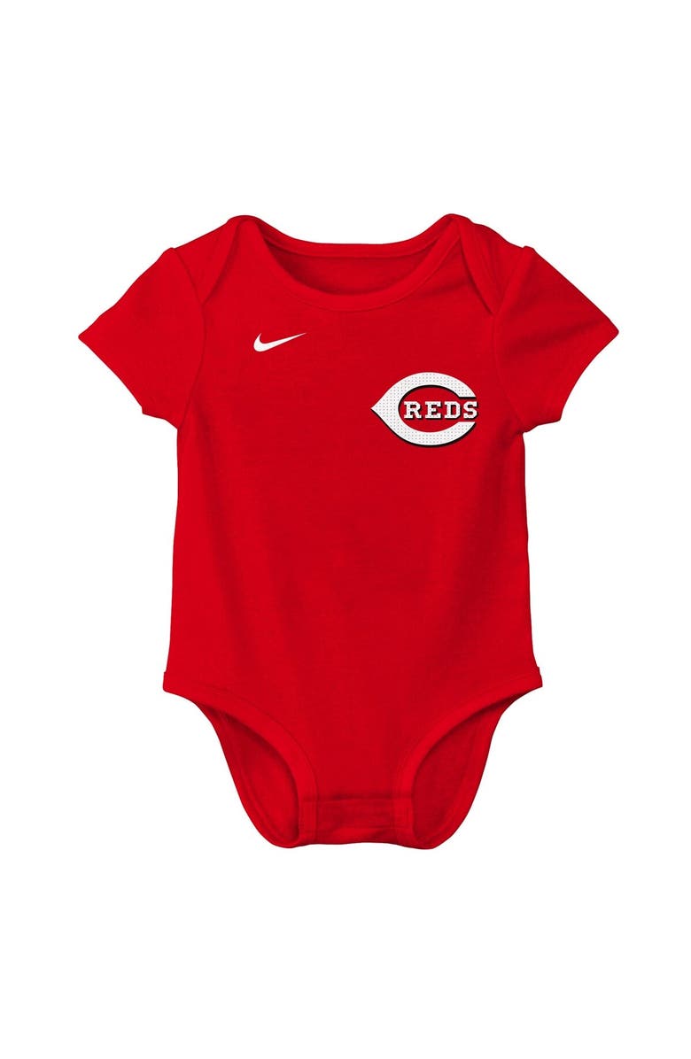 Nike Newborn Nike Elly De La Cruz Red Cincinnati Reds Name & Number Fuse Bodysuit, Alternate, color, Red