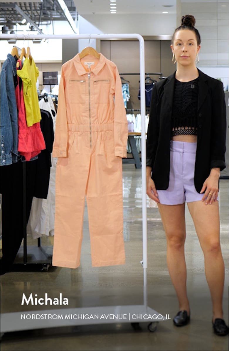 Kids' Penelope Sr. Cotton Utility Jumpsuit, sales video thumbnail